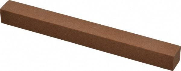 Norton - 4" Long x 3/8" Wide x 3/8" Thick, Aluminum Oxide Sharpening Stone - Square - Top Tool & Supply