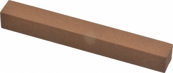 Norton - 4" Long x 1/2" Wide x 1/2" Thick, Aluminum Oxide Sharpening Stone - Square - Top Tool & Supply