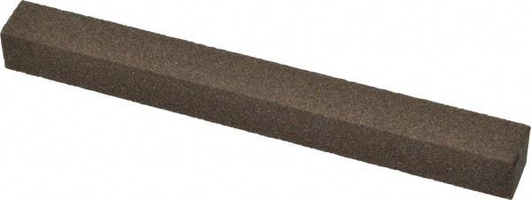 Norton - 4" Long x 3/8" Wide x 3/8" Thick, Aluminum Oxide Sharpening Stone - Square - Top Tool & Supply