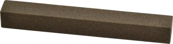 Norton - 4" Long x 1/2" Wide x 1/2" Thick, Aluminum Oxide Sharpening Stone - Square - Top Tool & Supply