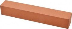 Norton - 6" Long x 1" Wide x 1" Thick, Aluminum Oxide Sharpening Stone - Square, Fine Grade - Top Tool & Supply