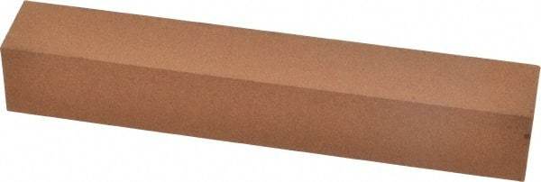 Norton - 6" Long x 1" Wide x 1" Thick, Aluminum Oxide Sharpening Stone - Square, Medium Grade - Top Tool & Supply