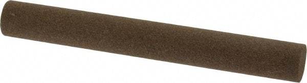 Norton - 4" Long x 1/2" Diam x 1/2" Thick, Aluminum Oxide Sharpening Stone - Round, Coarse Grade - Top Tool & Supply