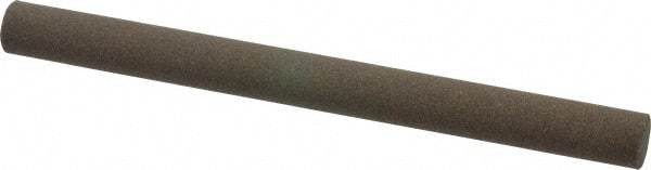 Norton - 6" Long x 1/2" Diam x 1/2" Thick, Aluminum Oxide Sharpening Stone - Round, Coarse Grade - Top Tool & Supply