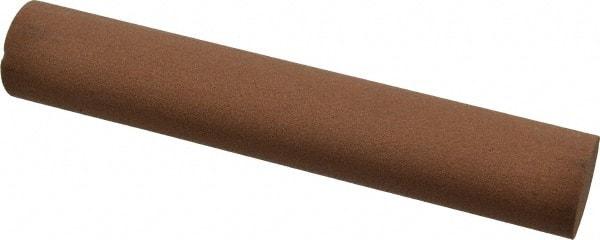 Norton - 6" Long x 1" Diam x 1" Thick, Aluminum Oxide Sharpening Stone - Round, Medium Grade - Top Tool & Supply