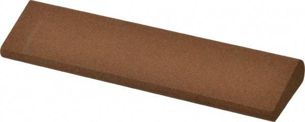 Norton - 4" Long x 1" Diam x 7/16" Thick, Aluminum Oxide Sharpening Stone - Round, Medium Grade - Top Tool & Supply