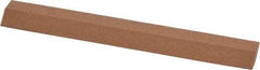 Norton - 4" Long x 9/16" Wide x 3/16" Thick, Aluminum Oxide Sharpening Stone - Diamond, Medium Grade - Top Tool & Supply