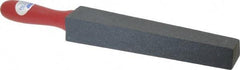 Norton - 1-1/4" Wide x 14" OAL, Silicon Carbide Sharpening Stone - Taper, Coarse Grade, 180 Grit - Top Tool & Supply