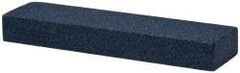 Norton - 4" Long x 1" Wide x 1/2" Thick, Silicon Carbide Sharpening Stone - Rectangle, Medium Grade - Top Tool & Supply