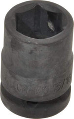 Blackhawk by Proto - 3/4" Drive 15/16" Standard Impact Socket - 6 Points, 2" OAL - Top Tool & Supply