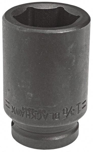 Blackhawk by Proto - 3/4" Drive 1-1/8" Deep Impact Socket - 6 Points, 3-1/4" OAL - Top Tool & Supply