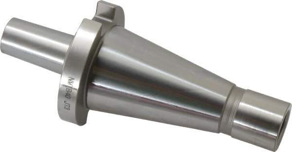 Accupro - NMTB40 Outside Taper, JT3 Inside Taper, NMTB to Jacobs Taper Adapter - 0.61" Projection - Exact Industrial Supply