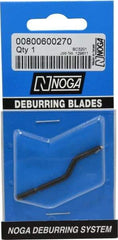 Noga - 1/8" Max Head Diam Countersink Blade - High Speed Steel, Right Handed Blade, Compatible with NogaGrip-1 Handle, RotoDrive Holder, for Hole Inner Surface & Outer Edge - Top Tool & Supply