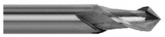 Magafor - 0.6mm Body Diam, 90°, 1-1/2" OAL, Solid Carbide Spotting Drill - Top Tool & Supply