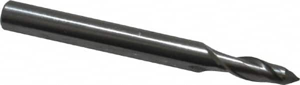 Magafor - 4mm Body Diam, 90°, 2" OAL, Solid Carbide Spotting Drill - Top Tool & Supply