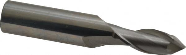 Magafor - 3/8" Body Diam, 90°, 2-3/4" OAL, Solid Carbide Spotting Drill - Top Tool & Supply