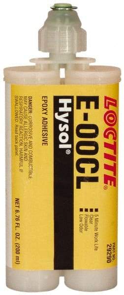 Loctite - 200 mL Cartridge Two Part Epoxy - 20 min Working Time, Series E-00CL - Top Tool & Supply