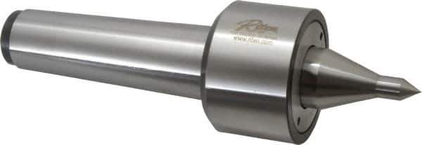 Riten - MT5 Taper Shank, 3-1/16" Head Diam 9,000 Lb Capacity Live Center - 5,000 Max RPM, 2-3/32" Head Length, 1/2" Point Diam, 2-1/2" Point Len, 1,100 Lb Max Workpc, 11-3/8" OAL, 15/16" Long Tip, Long Point - Top Tool & Supply