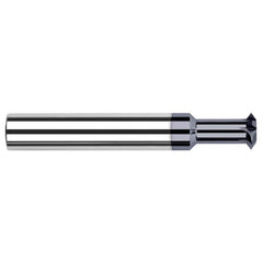 Harvey Tool - 3/16° 3/16" Cut Diam, 0.095" Cut Width, 3/16" Shank, Solid Carbide Double-Angle Cutter - Top Tool & Supply