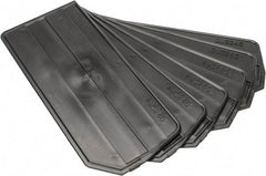 Quantum Storage - 16-1/2" Wide x 5" High, Black Bin Divider - Use with Quantum Storage Systems - QUS 245 - Top Tool & Supply