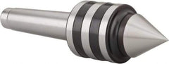 Value Collection - MT3 Taper Shank, 1.7717" Head Diam Live Center - 4,000 Max RPM, 1.2598" Point Diam, 2.95" Point Len, 705.48 Lb Max Workpc, 6.4567" OAL, 1.12" Long Tip, Standard Point - Top Tool & Supply