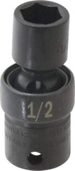 SK - 3/8" Drive 1/2" Standard Universal Impact Socket - 6 Points, 2-9/64" OAL - Top Tool & Supply