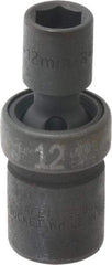 SK - 1/2" Drive 12mm Standard Universal Impact Socket - 6 Points, 2-3/4" OAL - Top Tool & Supply