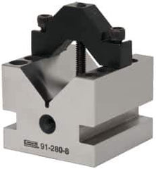 SPI - 1-3/8" Max Capacity, 90° Angle, Hardened Steel V-Block - 2-1/2" Long x 2-1/2" Wide x 2" High, Sold as Individual - Top Tool & Supply