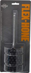 Brush Research Mfg. - 2-1/2" Bore Diam, 120 Grit, Silicon Carbide Flexible Hone - Fine, 8" OAL - Top Tool & Supply