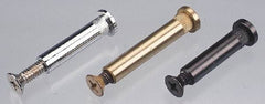 Made in USA - 1/4-20 Thread Barrel, Slotted/Phillips Drive, Stainless Steel Sex Bolt & Binding Post - 3/4" Long Barrel, Grade 18-8 - Top Tool & Supply