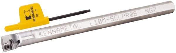 Kennametal - 16mm Min Bore Diam, 181.17mm OAL, 12mm Shank Diam, L-SCLP Indexable Boring Bar - 22.35mm Max Bore Depth, CP.. 060204 Insert, Screw Holding Method - Top Tool & Supply