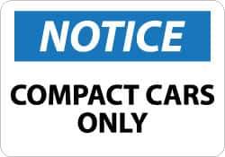 NMC - "Notice - Company Is Not Responsible for Loss or Damage to Parked Cars", 10" Long x 14" Wide, Pressure-Sensitive Vinyl Safety Sign - Rectangle, 0.004" Thick, Use for Accident Prevention - Top Tool & Supply