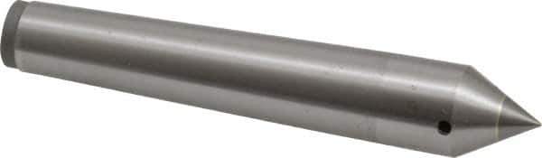 Made in USA - Carbide-Tipped Alloy Steel Standard Point Solid Dead Center - Jarno 4 Taper, 3" OAL - Top Tool & Supply