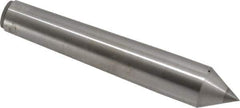 Made in USA - Carbide-Tipped Alloy Steel Standard Point Solid Dead Center - Jarno 10 Taper, 7-1/2" OAL - Top Tool & Supply