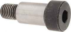 Made in USA - 1" Shoulder Diam x 1-1/2" Shoulder Length, 3/4-10 UNC, Hex Socket Shoulder Screw - 4000 Alloy Steel, Uncoated, 1-5/16" Head Diam - Top Tool & Supply