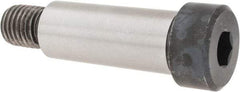 Made in USA - 1" Shoulder Diam x 2-1/2" Shoulder Length, 3/4-10 UNC, Hex Socket Shoulder Screw - 4000 Alloy Steel, Uncoated, 1-5/16" Head Diam - Top Tool & Supply