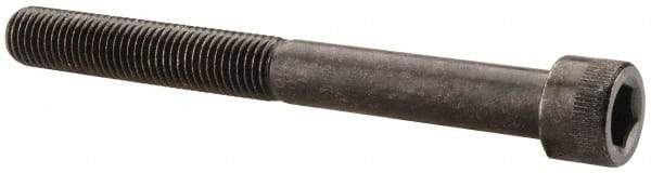 Made in USA - 5/16-24 UNF Hex Socket Drive, Socket Cap Screw - Alloy Steel, Black Oxide Finish, Partially Threaded, 3" Length Under Head - Top Tool & Supply