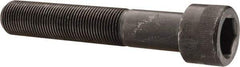 Made in USA - 7/8-14 UNF Hex Socket Drive, Socket Cap Screw - Alloy Steel, Black Oxide Finish, Partially Threaded, 5" Length Under Head - Top Tool & Supply