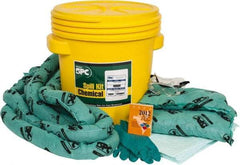 Brady SPC Sorbents - 15 Gal Capacity Hazardous Materials Spill Kit - 20 Gal Polyethylene Lab Pack - Top Tool & Supply