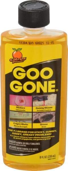 Value Collection - 8 oz Bottle Adhesive Remover - Removes Crayon, Grease, Gum, Stickers, Tape & Tar - Top Tool & Supply