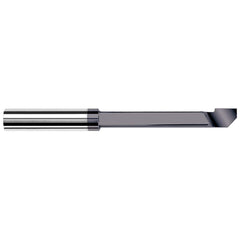 Boring Bar: 0.092″ Min Bore, 1/2″ Max Depth, Right Hand Cut, Solid Carbide 1/8″ Shank Dia, 1-1/2″ OAL