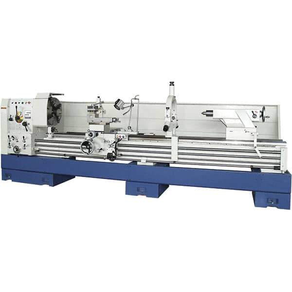 Summit - 33" Swing, 160" Between Centers, 120 Volt, Triple Phase Toolroom Lathe - 5MT Taper, 15 hp, 13 to 800 RPM, 6-1/8" Bore Diam, 54" Deep x 68" High x 244" Long - Top Tool & Supply