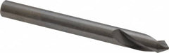 Made in USA - 1/4" Body Diam, 90°, 2-1/2" OAL, Solid Carbide Spotting Drill - Top Tool & Supply