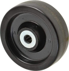 Albion - 4 Inch Diameter x 1-1/4 Inch Wide, Phenolic Caster Wheel - 400 Lb. Capacity, 1-3/8 Inch Hub Length, 1/2 Inch Axle Diameter, Roller Bearing - Top Tool & Supply