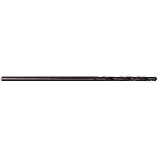 Interstate - 0.081" Diam, 12" OAL Oxide High Speed Steel Aircraft Extension Drill Bit - Top Tool & Supply