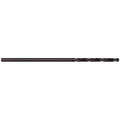 Interstate - 0.081" Diam, 12" OAL Oxide High Speed Steel Aircraft Extension Drill Bit - Top Tool & Supply