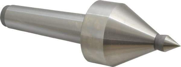 Royal Products - MT4 Taper Shank, 2-1/2" Head Diam 5,000 & 5,685 Lb Capacity Live Center - 4,000 Max RPM, 2.6" Head Length, 5/8" Point Diam, 15/16" Point Len, 685 Lb Max Workpc, 7-15/16" OAL, 5/8" Tip Diam, Long Point - Top Tool & Supply