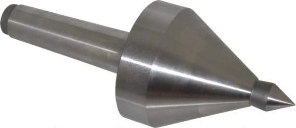 Royal Products - MT4 Taper Shank, 3-3/8" Head Diam 5,700 & 6,865 Lb Capacity Live Center - 3,500 Max RPM, 3.15" Head Length, 3/4" Point Diam, 1-1/8" Point Len, 1,165 Lb Max Workpc, 8-11/16" OAL, 3/4" Tip Diam, Long Point - Top Tool & Supply