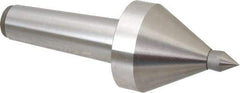 Royal Products - MT5 Taper Shank, 3-3/8" Head Diam 5,700 & 6,865 Lb Capacity Live Center - 3,500 Max RPM, 3.15" Head Length, 3/4" Point Diam, 1-1/8" Point Len, 1,165 Lb Max Workpc, 9-13/16" OAL, 3/4" Tip Diam, Long Point - Top Tool & Supply