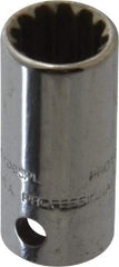 Proto - 1/4" Drive, 9/32" Socket, Spline Socket - 12 Points, 59/64" OAL - Top Tool & Supply